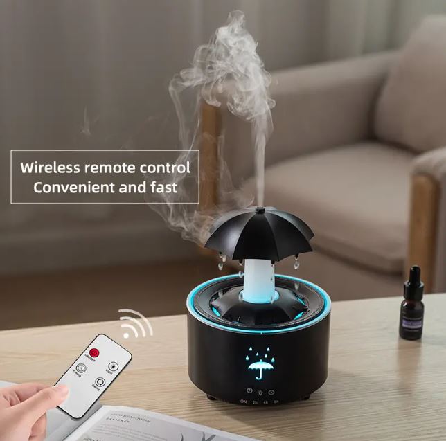 Humidificador Negro giratorio para dormir - Imagen 2