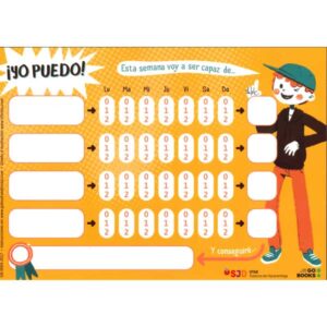 Pizarra de hábitos “¡Yo puedo!”