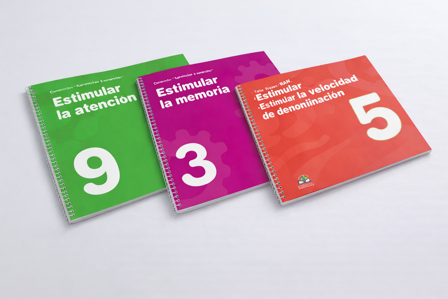 PACK "Estimular la atención" + "Estimular la memoria de trabajo" + "Tareas para velocidad y fluidez lectora"