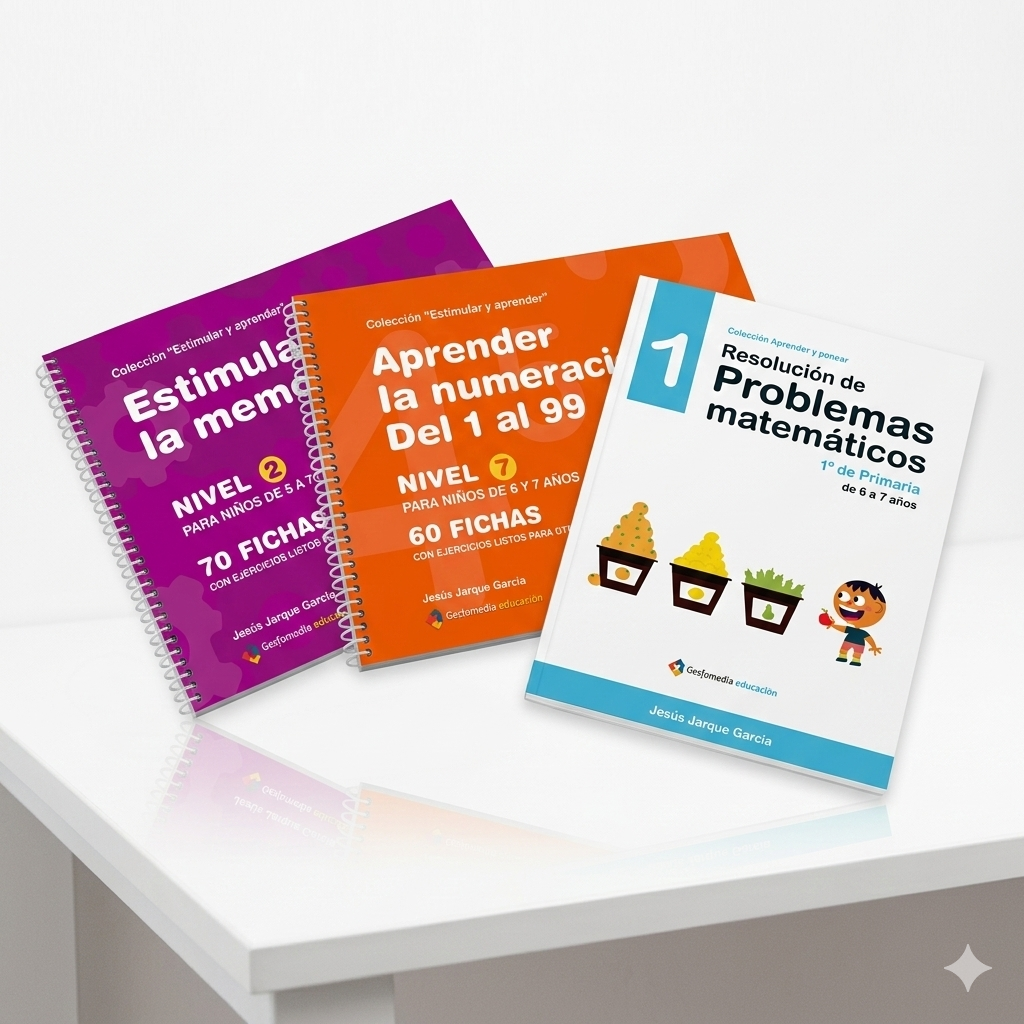 PACK "Aprender la numeración" + "Resolución problemas matemáticos" + "Estimular la memoria de trabajo"