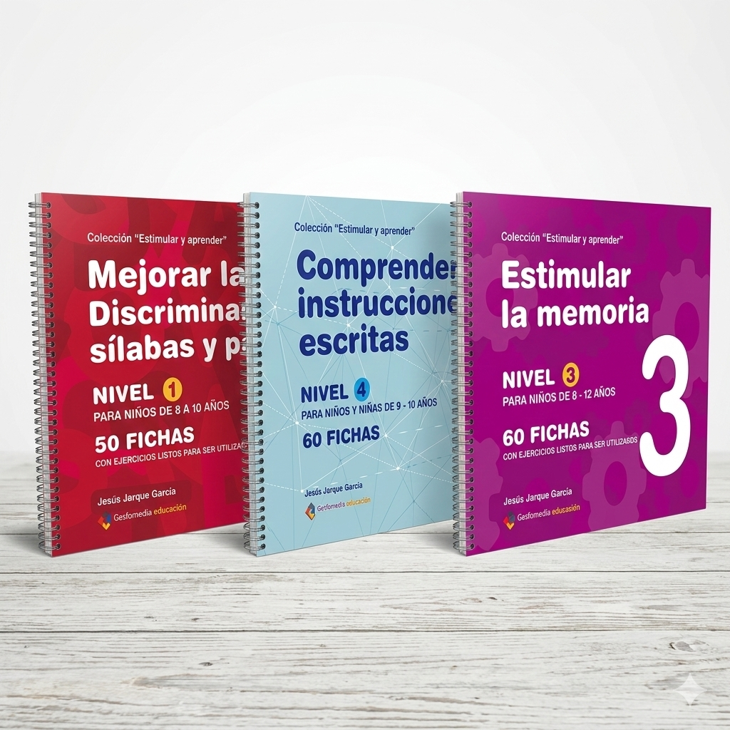PACK "Mejorar la lectura" + "Comprender instrucciones escritas" + "Estimular la memoria de trabajo"